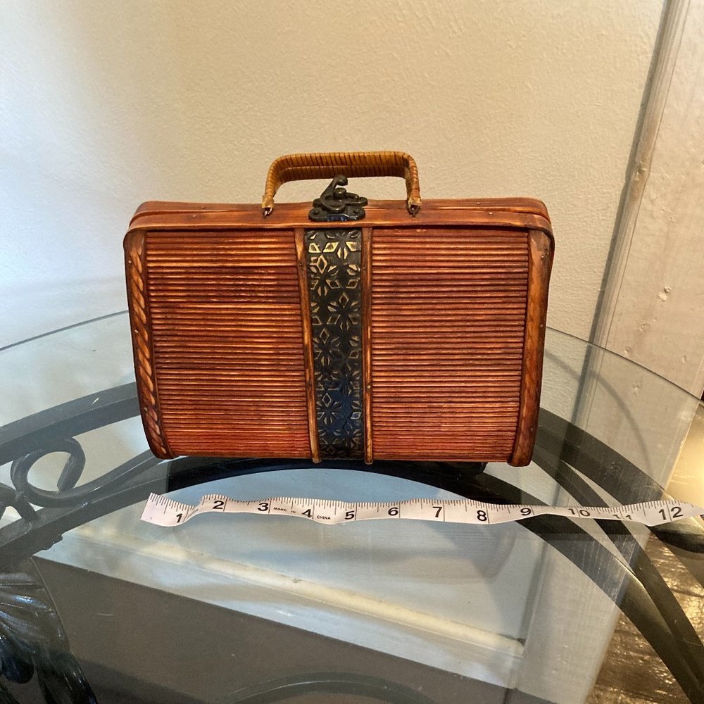 Vintage Wooden Box Purse